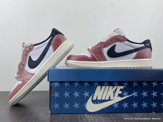 Official Maikesneakers JORDAN 'RED ROOM LOW FN0432-017 1 TROPHY X OG AIR BLACK' 0408